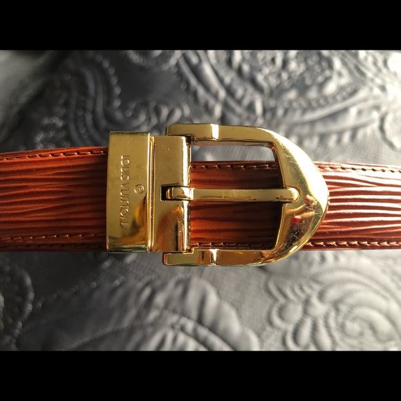 Louis Vuitton Brown Epi Leather belt - Picture 3 of 8